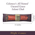 6 oz (Pack 1, Colameco's All Natural Uncured Salami Chub - Authentic Italian Flavor, Humanely Raised - Gluten-Free