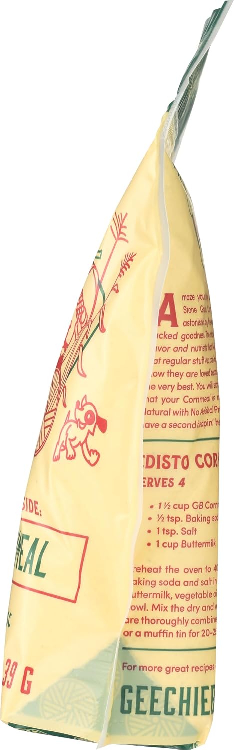 24 Oz Pack Marsh Hen Mill Stone Ground White Cornmeal | Heirloom Corn Flour | All Purpose Flour For Baking & Cooking |