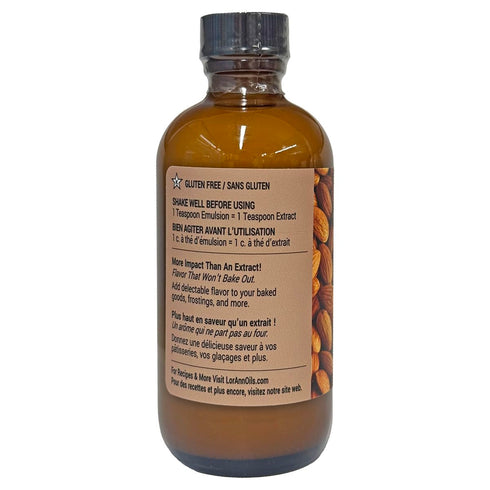 4 LorAnn Almond Bakery Emulsion, ounce bottle