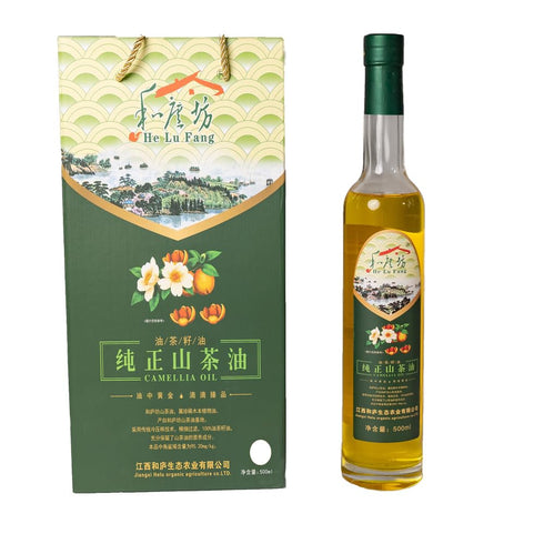 He Lu Fang Premium Camellia Seed Oil Gift Set - 100% Pure