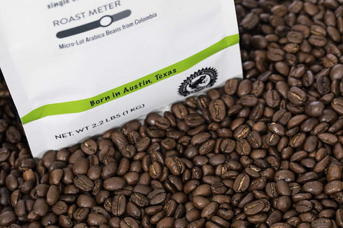 2.2 lb 100% Wink Coffee Low Acid Medium Roast Espresso Whole Bean Coffee, Arabica, Colombian Single Origin, Smooth