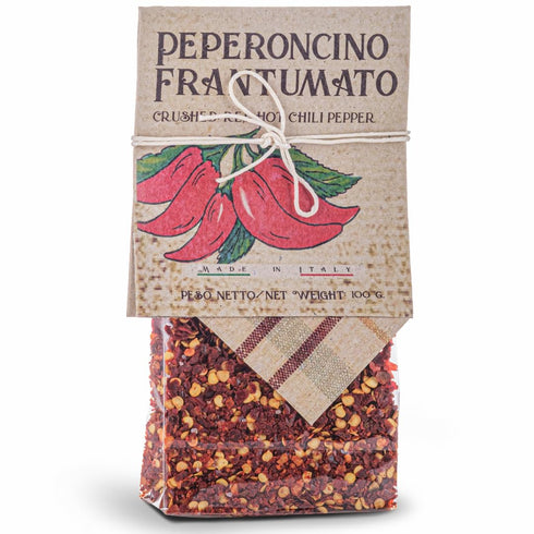 Crushed Hot Chili Pepper Flakes, 3.5 oz Bag - Red Chile Pepper, Spicy Herb Seasoning