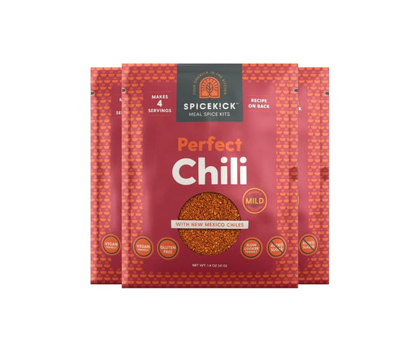 Spicekick Chili Seasoning Kit Mix (4 Pack) | Gluten Free Chili Seasoning