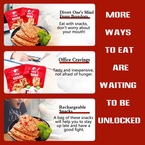 Phuumy 20 Packages Pack,Savory Snacks7.76oz Chinese Food Latiao,Delicious Vegetarian Chilli Fries With Latiao Spicy