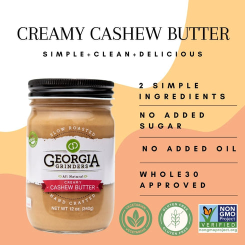 12 oz Georgia Grinders Cashew Butter