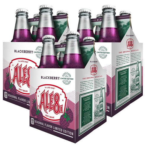8 12 Pack 4, 100% Ale One Blackberry, Glass Bottles, ounces, of Kentucky Soft Drink