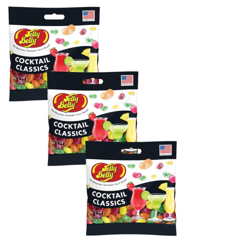 TheCandyCo Jelly Belly Cocktail Classics Jelly Beans- 3 Pack - 3.5 oz each,