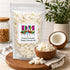 DM Sweets 2 lbs 15mm Dried Coconut Tidbit Chunks - of Fresh Crunchy Dried Coconut Pieces in Resealable Bag to Ensure