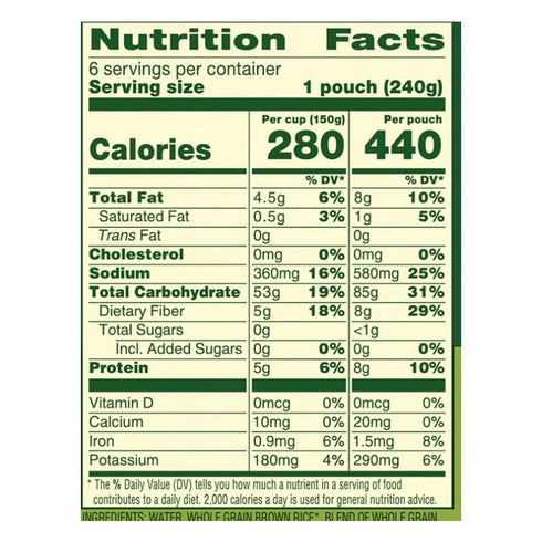 Generic 8.5 OZ (2 Pack) Organic Quinoa & Brown Rice with Garlic, |Free of artificial colors, flavors and preservatives