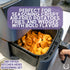 Set 6 Packed, GLP-1 Air Fryer Kitchen Hero Seasoning | Authentic Small Batch Seasoning Mixes | Gourmet All Natural