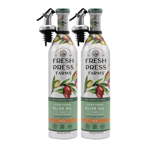 Fresh Press Farms Cold Pressed Mild Extra Virgin Olive Oil, 16.4 Fl