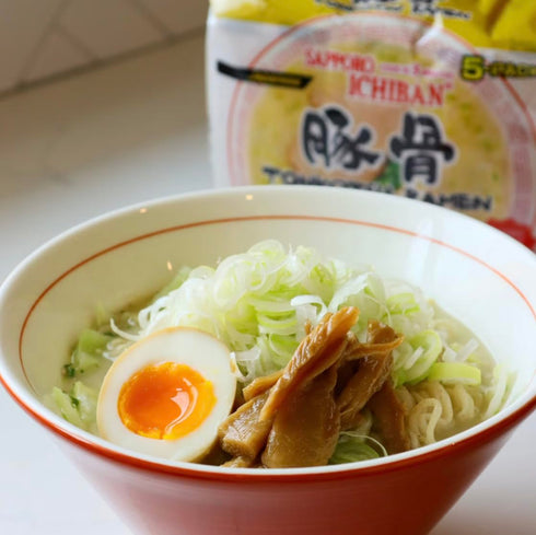 Pinstar Premium Pack, 6 4 Pack (24 Pack) Sapporo Japanese Ramen Variety Traditional Authentic Flavors - Original, Beef
