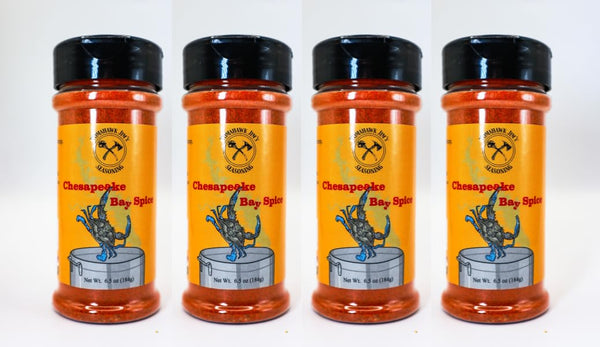 Tomahawk Jim's Tomahawk Jims Chesapeake Bay Spice (Pack of 4) Maryland Seafood Seasoning for