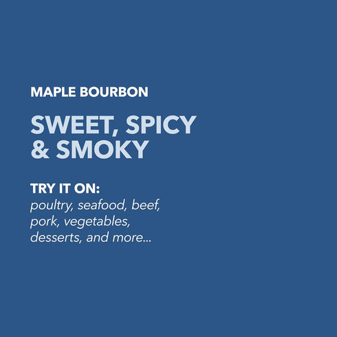22 oz Spiceology & Derek Wolf - Maple Bourbon Seasoning - Sweet & Smoky Barbeque Rubs, Seasonings and Spice Blends