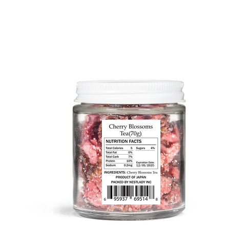 NESTLADY Edible Salt Pickled Sakura Cherry Blossoms, ???? - 70g / 2.47oz