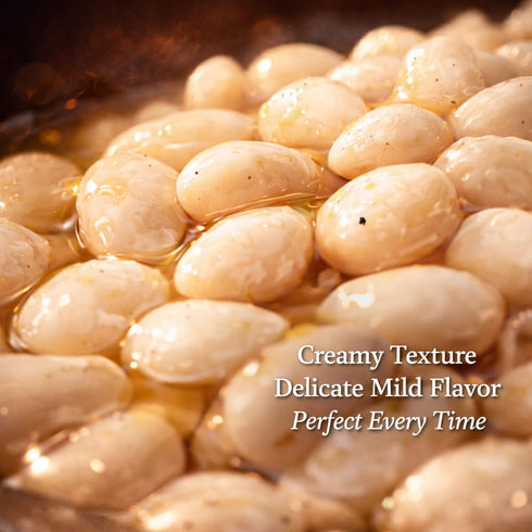 Del Colle 1.1 lb (500g), (Pack 1) Italian Cannellini Beans White Kidney Beans, Dried Cannellini Beans, White Beans Dry