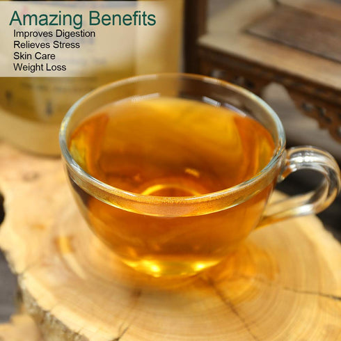 FullChea Chinese Tea Golden Monkey, Fujian Black Tea Loose Leaf, Pleasant Malt and Chocolate Taste, 4oz
