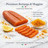 5 oz, Smeralda Bottarga di Muggine Whole Bottarga from Sardinia, Italian Grey Mullet Roe, Traditional Dried Fish Roe