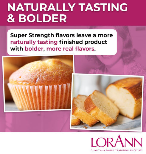 LorAnn Oils Super Strength Flavoring, 1 fl oz, Used for Candy Making & Baking