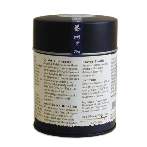 The Tao of Tea Blue Flower Earl Grey Black Tea, Loose Leaf, 3.5 Ounce Tin