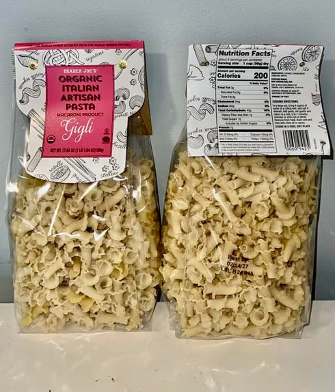 Generic 17.6 Oz Pack 2 Organic Italian Artisan Gigli Pasta