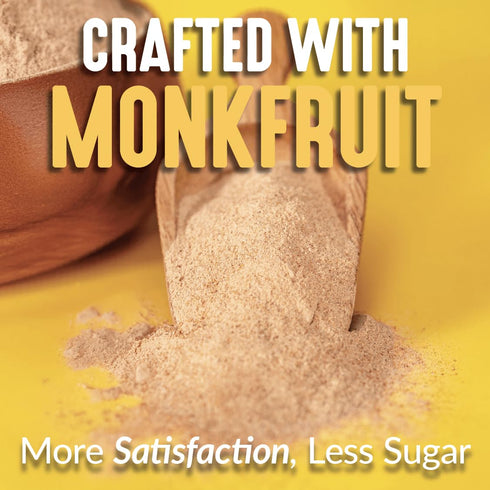 (1 lb) Lakanto Date Sugar with Monk Fruit Sweetener - Reduced Sugar for Coffee, Tea, Desserts, Cooking, Baking, Drinks