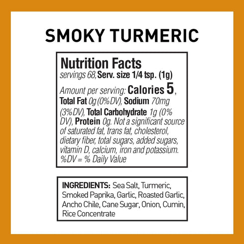 Spice Hunter Smoky Turmeric Rub, 2.4 Ounce (Pack of 3)