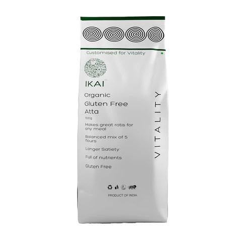 Pack) Pack) IKAI Organic Gluten Free Atta + Organic Jowar Flour/Sorghum Millet Flour (Single (Combo