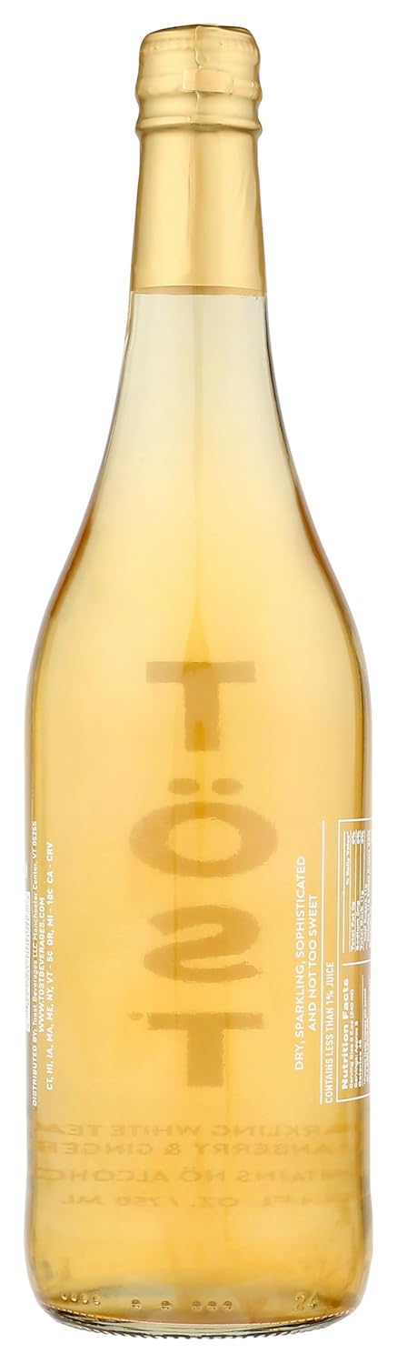 750 ML TOST White Cranberry, Ginger and Spice Sparkling White Tea