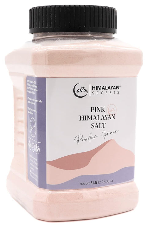 Himalayan Secrets Natural Pink Salt - Cooking Powder Salt, Unrefined, Mineral Rich, Bold Flavor,