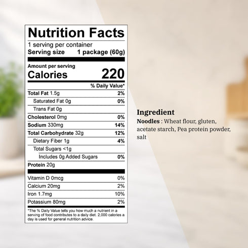 4 packs (Pack 1 Kimdee High Protein Instant Raman Noodles, Plant-Based Protein, Vegan, Non-Fried, Non-GMO, per box