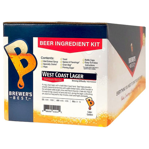 Brewer's Best West Coast Lager Beer Making Kit - Ingredients