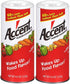 Ac'cent Flavor Enhancer 00054 All Natural 4.5 Oz Canister (Pack of 2) for Meats, Soups, Salads, and Vegetables