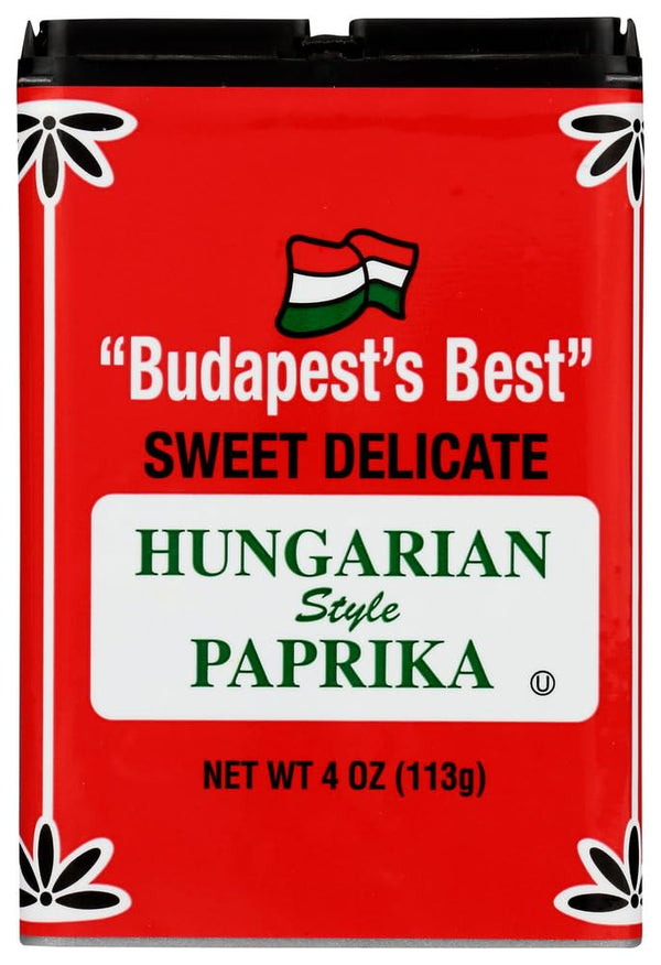 Budapest's Best Budapests Best Paprika 4 oz Sweet Delicate Hungarian Style