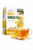 20 Instant Honey Ginger Tea - Lemon Flavor - Fast Dissolving Tea Crystals - Sachets Per Box
