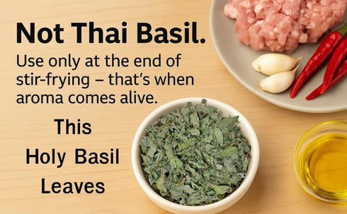 20g Hida Beauty Dried Culinary Herbs Thai Holy Basil Leaves