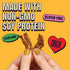 Louisville Vegan Jerky, Sweet & Smoky Carolina Mustard BBQ, Non-GMO, Gluten-Free, 3oz