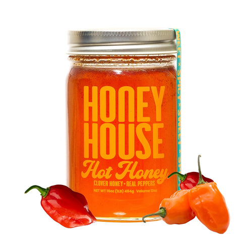 Honey House Hot Honey Premium Spicy Infused with Chili Peppers | 100%