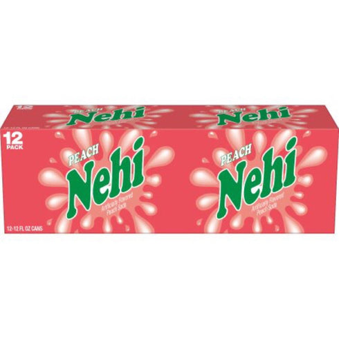 Peach Nehi Nehi Peach Soda, 12 Ounce (24 Cans)