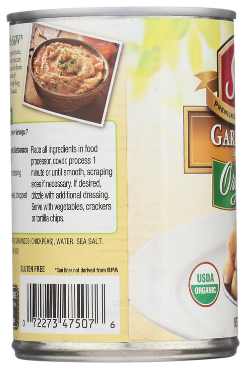 15-ounces (Pack of12) S&W Garbanzo Beans, Organic
