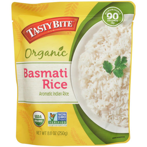 Tasty Bite Rice Organic - Basmati - 8.8 oz - case of
