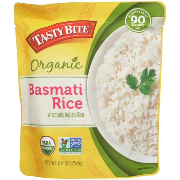 Tasty Bite Rice Organic - Basmati - 8.8 oz - case of