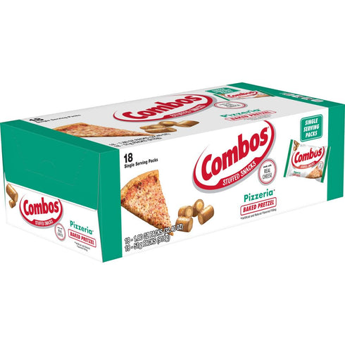 COMBOS Pizzeria Snacks - Pizza and Pretzels Snack Bags 1.8 Ounce, Pack