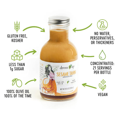 10 oz Dress It Up, Sesame Tahini Salad Dressing