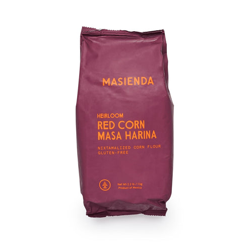 Masienda Heirloom Red Corn Masa Harina/Flour. Nixtamalized Corn Flour Perfect for Corn