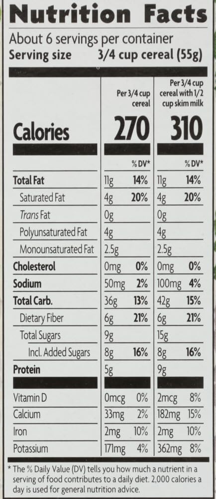 12.34 oz 2 Nature's Path Organic Chia Plus? Granola Cereal Coconut Chia -- - pc