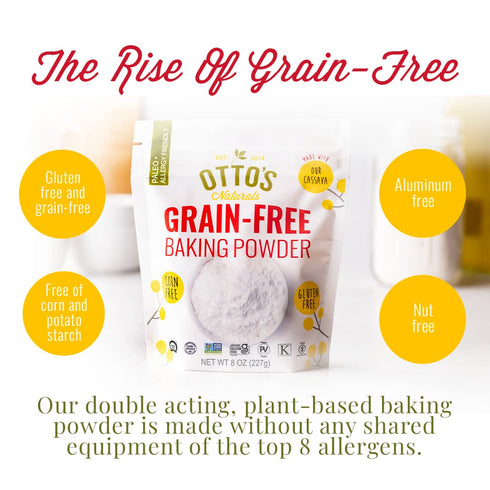 OTTOS NATURALS Grain Free Baking Powder, 8 OZ