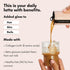 8 Oz (Pack 8) Pop & Bottle Vanilla Oat Milk Lattes - Cold Brew, Sustainably Sourced Marine Collagen, MCT Oil, Organic