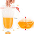 Yamgqus 100PCs 100PCS 17oz (100 Pack) Drink Pouches with Individual Wrapped Straws, Freezable Juice Pouches DIY