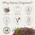 5.3 oz packed Darsa Organics Black Mustard Seeds - Premium Quality USDA Organic Certified Black Mustard Seeds
